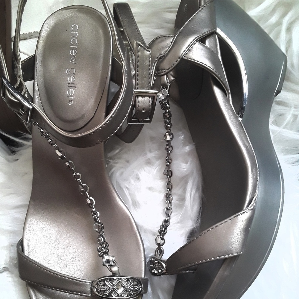 Andrew Geller Wedge Sandals